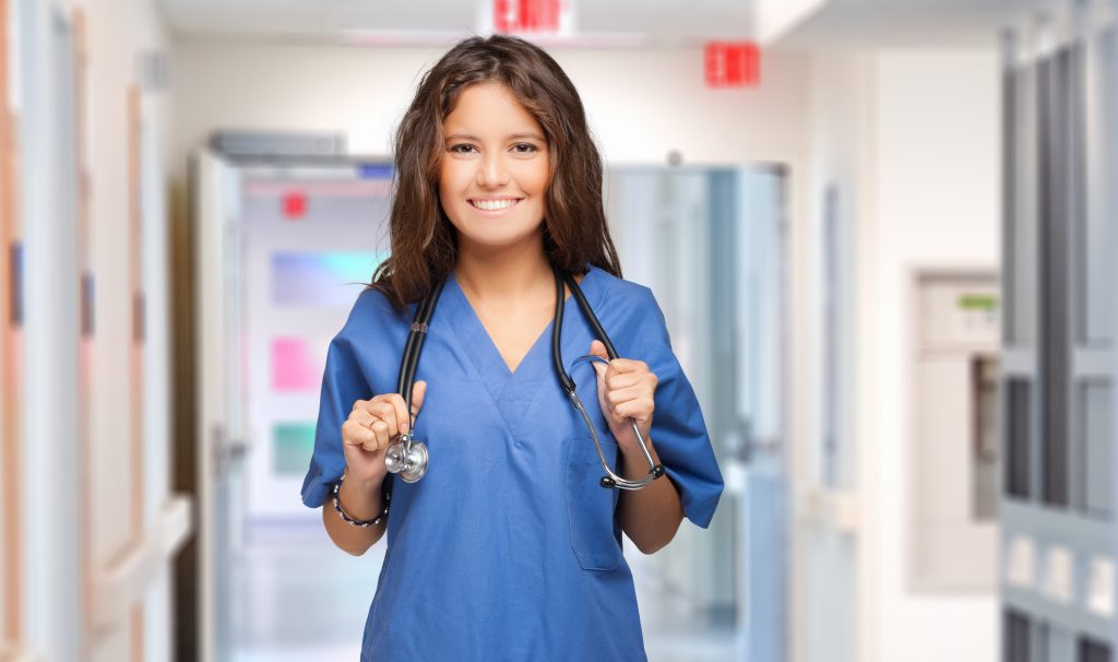 nurse smiling face