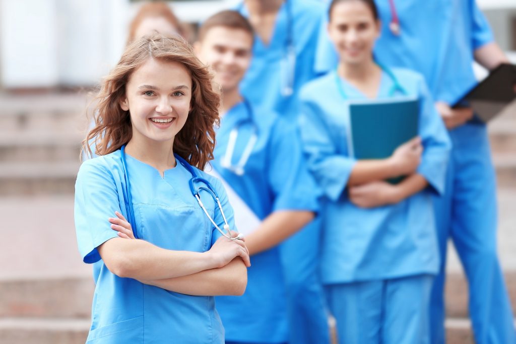 Smiling Nursing Student